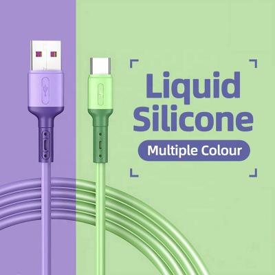 China MP3/MP4 Player INMAXX PD101 Micro Cable High Speed ​​Data Transfer Colorful Silicone USB Android Liquid Rubber Fast Charging Cable for sale