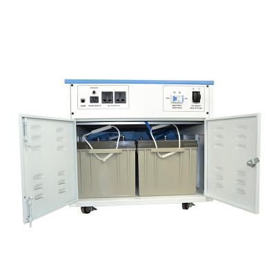 China 2KVA Mobile Solar Hybrid System with Built-in Controller and HM-24200 Battery for sale