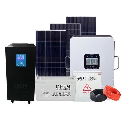 China 10 Years Warranty 220V 380V 10KW Commercial Power Supply Off Grid Solar Photovoltaic System for sale