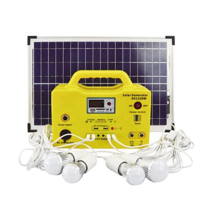 China 50W 20AH DC Power Generator Solar Panel Kit Home Portable Solar System for sale