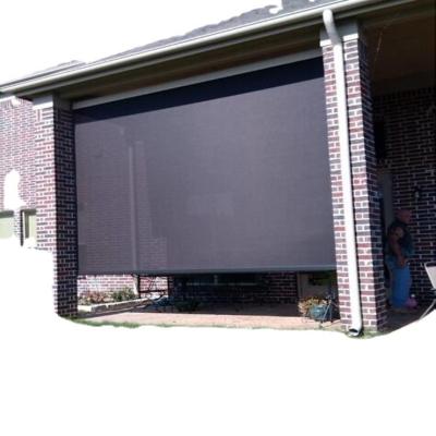 China manufacturers large zipper channel electric motor outdoor materials zipper lock roller blinds for sale