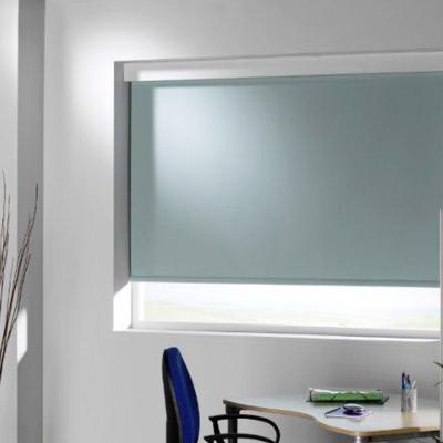 China motorized manual fascia square bracket dual roller blinds for sale