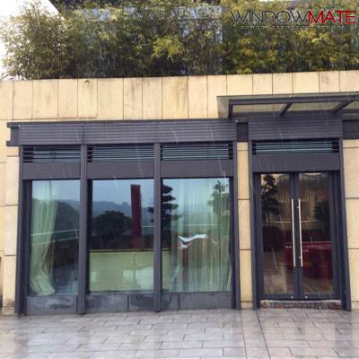 China Bahama shutters of horizontal sun louver with rotate shutter for sale