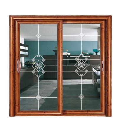 China Frameless glass door double glazed sliding windows doors en venta