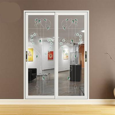 China Aluminum Bifold Door double tempered insulated glass security doors en venta