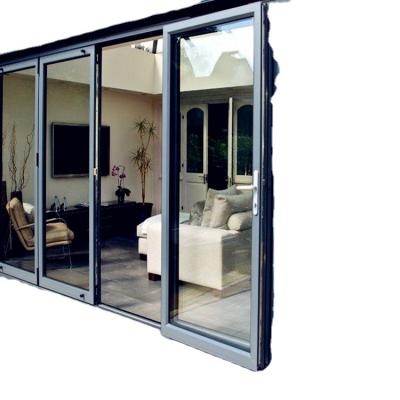 China Low-E glass design aluminum balcony sliding glass doors most popular in middle eastern countries for sale