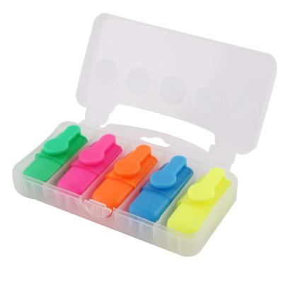 China Kids Paint Marker Mini Highlighter Marker 5 Candy Colors Eco-Friendly Marker Pen Set for sale