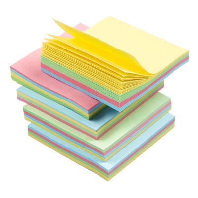 China Promotional Colorful Custom Sticky Colors Loose Leaf Mixed Size Good Quality Note 4 Notes For Office And School for sale