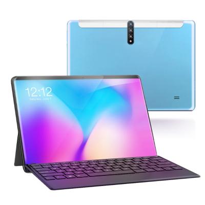 China 10.1 inch X102 educational tablet 8g+128g wcdma 5g name android tablet alternate 10 pc dual core briefcase with leather keyboard for sale