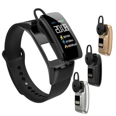 China Alarm clock B31 smart bracelet with headset smart wrist watch for sale