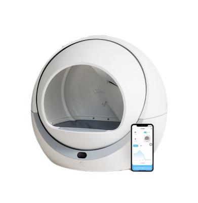 China Sustainable petreeautomatic self cleaning cat toilet with app wifi top selling products for sale