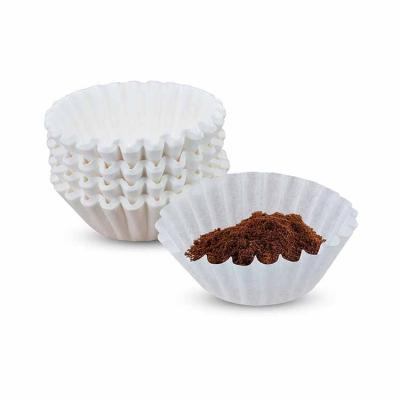 China Viable Hot Sale Food Grade Wave Cup Coffee Filter Paper High Quality White White Wave Cup Coffee Filter Paper for sale