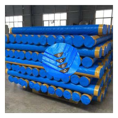 China Double Faced Blue Pe 6Ft 9Pz Custom Tarpaulin Bag Zipper For Hdpe Tarpaulin Price for sale