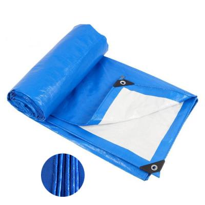 China Double Faced Print Pe Decorative Rubberized Tarpaulin Roll Lldpe Mat And Tarpaulin Pe Material  Barrel Bag for sale