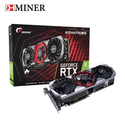 China Cheap iGame GeForce RTX 3080 OC Advanced 12G LHR Graphics Cards 1710Mhz 12GB GDDR6X from China buy workstation for sale