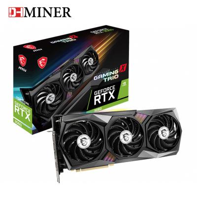 China Workstation DHMiner Promotion 3060 Graphics Card 12GB GDDR6 GeForce RTX 3060 GBP 192 Units 15 MHz 3584 GAME X TRIO Graphics Card for sale