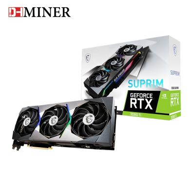 China Good Quality Workstation GeForce RTX 3080 Ti SUPRIM 10240 1785 MHz 19 Gbps 12GB GDDR6X Ti Graphics Card 3080 Units for sale