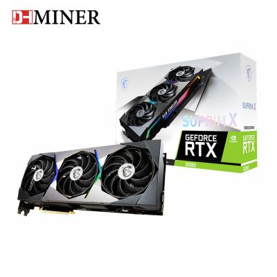 China GeForce RTX 3080 SUPRIM X 12G LHR Modern Design 1905 Units 384 MHz 8960 Bit GDDR6X RTX 3080 Workstation Laptop for sale