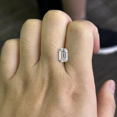 China 2.31 Carat Lab Grown Emerald Cut Diamond VS1 Clarity E Color for sale