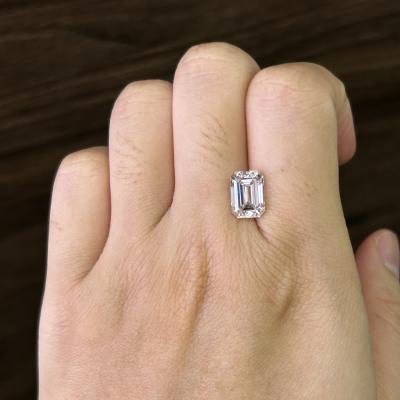 China 3.22ct Emerald Cut Lab Grown Diamond CVD F VS1 VG EX N IGI LG630433830 for sale