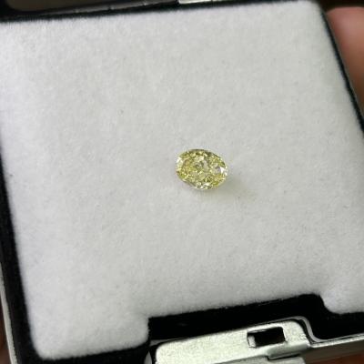 China 0.8ct Lab Grown Diamond CVD VS Hpht Fancy Yellow Pear Cut Te koop