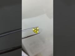 1.67CT Fancy Intense Yellow VS1 EX VG CVD Lab Grown Diamond Heart Cut IGI Certificate | LG627479403