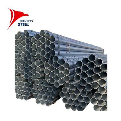 China Structure Pipe GI Round Steel Tube Hot Dip Galvanized Longitudinal Welded For Structural Purpose ASTM A53 for sale