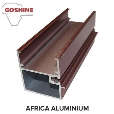 China Highly Glossy Aluminum Extrusion Window Frame Rectangle For Sliding Window for sale