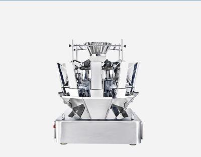 China Multihead Food Weighers 14 to 210 weighments per minute and 0.5-1.0 gram accuracy. for sale