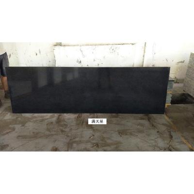 China Modern High Quality Monochrome Crystal Series Black Quartz Slabs Suppliers Sale for sale