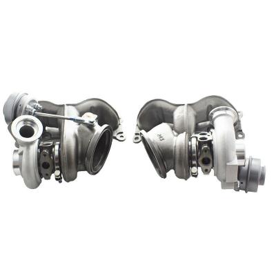 China Two Upgrade Turbos For BMW 135i 335i 535I E90 E92 E93 Z4 3.0L 650HP 16T TD04 N54 52*34*32 for sale