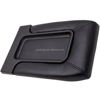 China Black Synthetic Leather Center Console Lid Cover For Latch Fit For Silverado 1500 2500 Suburban 19127364 for sale