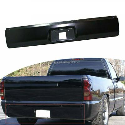 China Stainless Steel Rear Bumper Roll Pan For Silverado GMC Sierra 1999-2007 Fleetside 1500 for sale