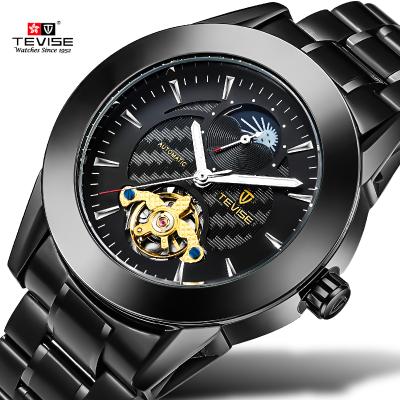 China Custom Auto Date Tevise Logo Watches Multifunctional Stainless Steel Digital Watch Sport for sale