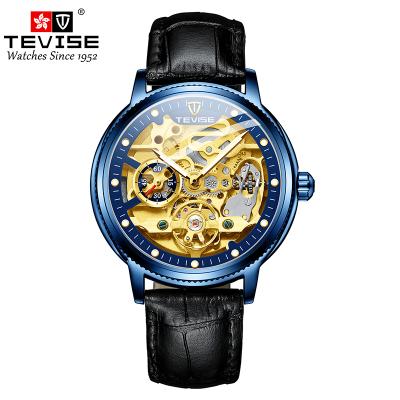 China New TEVISE Non-Specific Men's Cavity Waterproof Mechanical Watches for sale