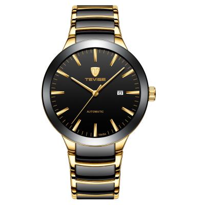 China TEVISE Day/Date Business Waterproof Calendar Watches All Mechanical Watches Automatic Watches for sale