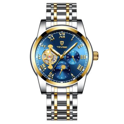 China 2018 Custom Date Men Automatic Chinese Tevise Watches Custom Watches for sale