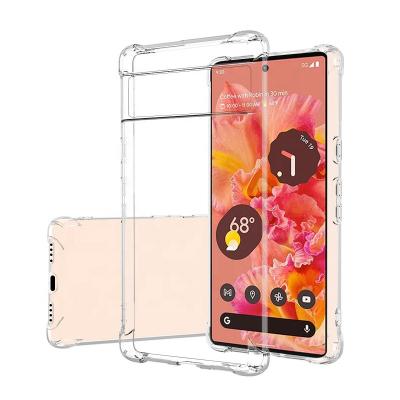 China 1.5mm Shock Proof Shockproof Transparent Clear Tpu Phone Back Cover For Google Pixel 7 Cell Phone Case 7 pro 6 6pro for sale