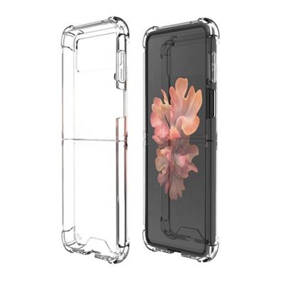 China Shockproof Clear Acrylic Hard Shell Cases Luxury Folding Phone Cover Case For Samsung Galaxy Z Fold 4 Flip 3 5G Back Covers for sale