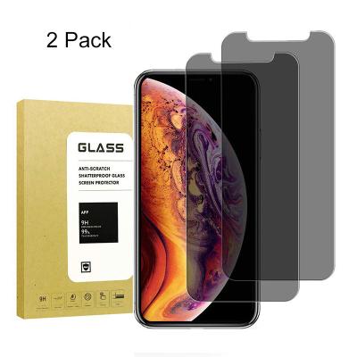 China Good Touch 2 Pack Privacy Tempered Glass Screen Protector For Iphone XS Max for sale