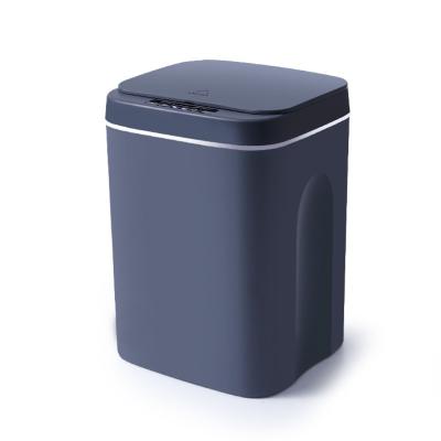 China 2020 Viable Trash Can 12L/14L/16L Waterproof USB Rechargeable Touchless Charging Induction Smart Sensor Automatic Sealing Trash Can for sale