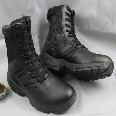 China Canvas Military Combat Boots 2021 New Black Teams Suede Combat Boots for sale