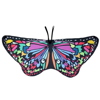 China Modern Butterfly Wings Halloween Costumes Butterfly Shawl For Women Girls Kids Ladies Fairy Cape for sale