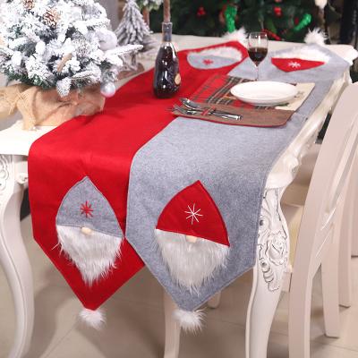 China Christmas Decoration Christmas Table Cloth Tablecloth Christmas Table Runner for Party Dinner for sale