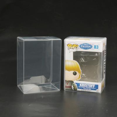 China Biodegradable 4 Inch Pop Protector 0.35mm Acetate Clear Plastic Box Hard For Funko Pop Protector for sale