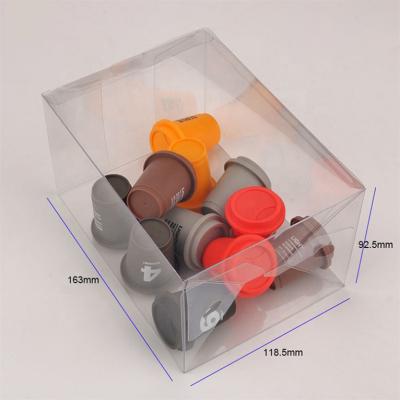 China High Quality Biodegradable Toys Display Boxes 4 Inch Transparent PVC Plastic Noise Protector Packaging Boxes PET for sale