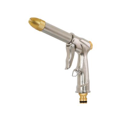 China Variable Flow Control 52007 Watering Fountain Gun High Pressure Metal Water Sprayer High Pressure Garden Flower Tunnelgarden Brass Nozzle for sale