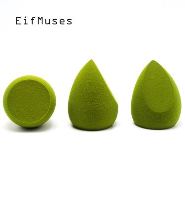 China Washable the use of the popular olive-shaped bolster-cut beauty sponge puff for sale