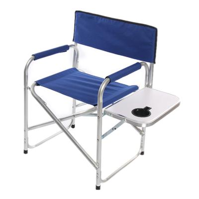 China Beach Chair Cafe Camping Chair Easy Care Foldable Style With Side Table for sale