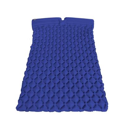 China Outdoor Camping Sleep Pad Foot Paddling Inflatable Beach Summer Sleeping Mat To Increase Camping for sale